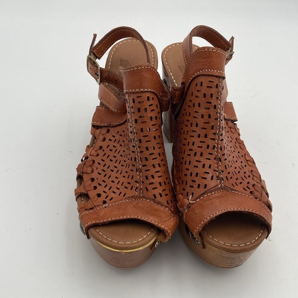 Vintage Brown Leather Mules - Picture 5 of 12